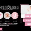 3-4 Yaş Mini Bale Seviye Kursu Fiyatları – Erken Kayıtta %50 İndirim