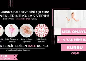 3-4 Yaş Mini Bale Seviye Kursu Fiyatları – Erken Kayıtta %50 İndirim